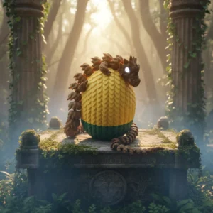 Dragón Chino articulado + Huevo tierra ancestral