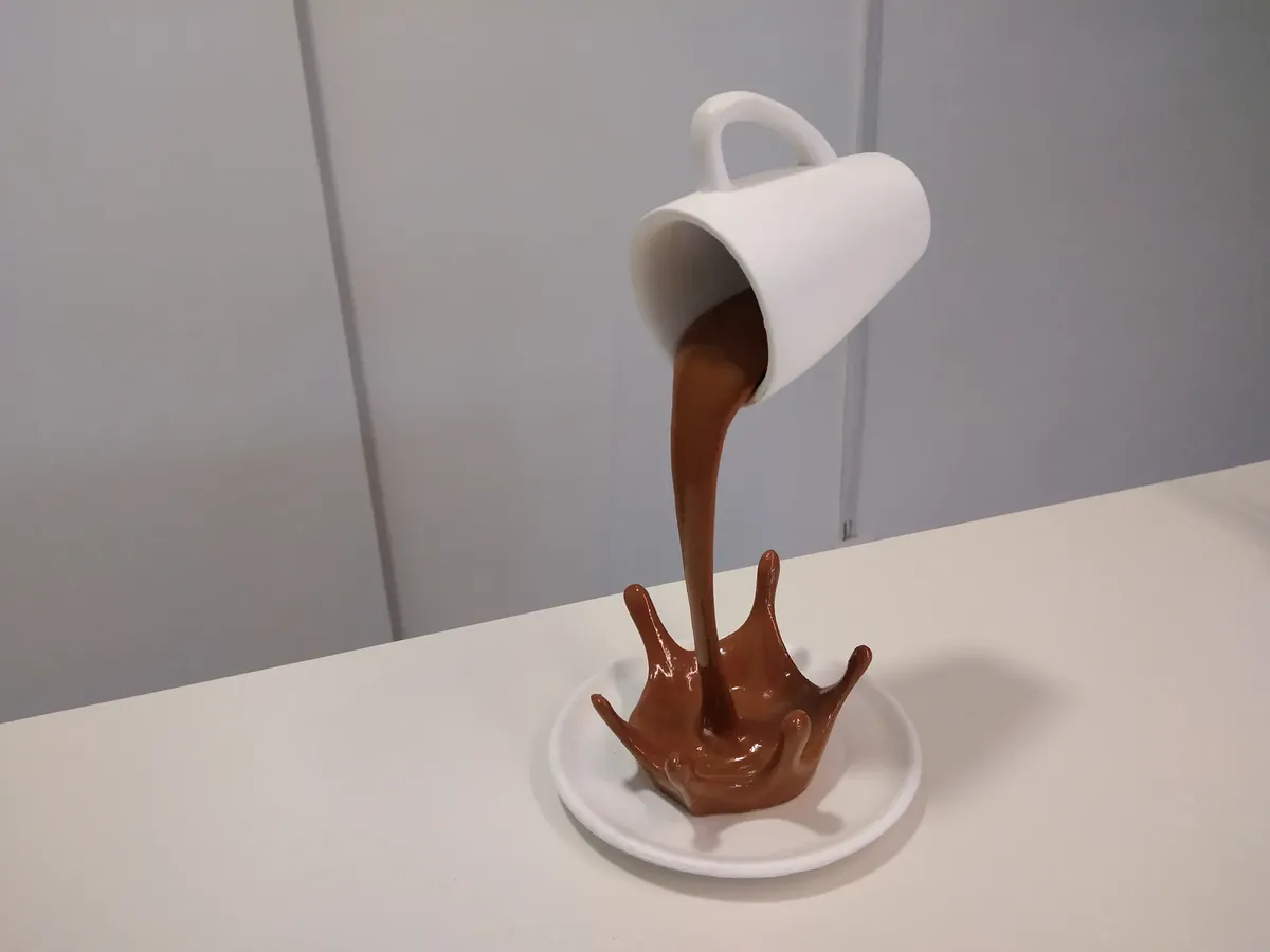 Adorno decorativo con efecto de líquido suspendido - Imagen 2