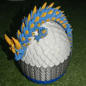 Dragón Chino articulado + huevo Agua Celestial