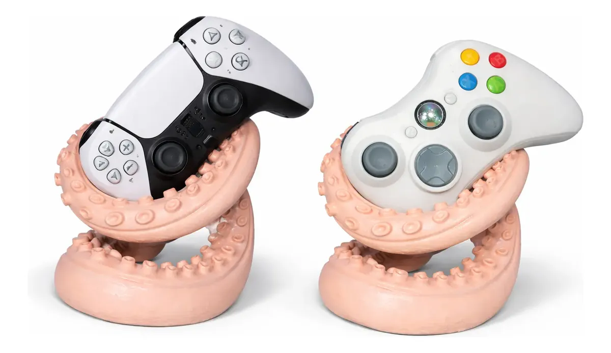 Soporte tentáculo pulpo para control PS5 y Xbox