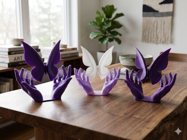 761585300_1354787616739546_4560187091549361588_n Figura Decorativa 3D – Mariposa Flotante con Manos